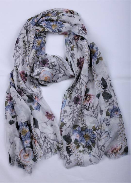 Alice & Lily printed scarf white Style : SC/4794WHT